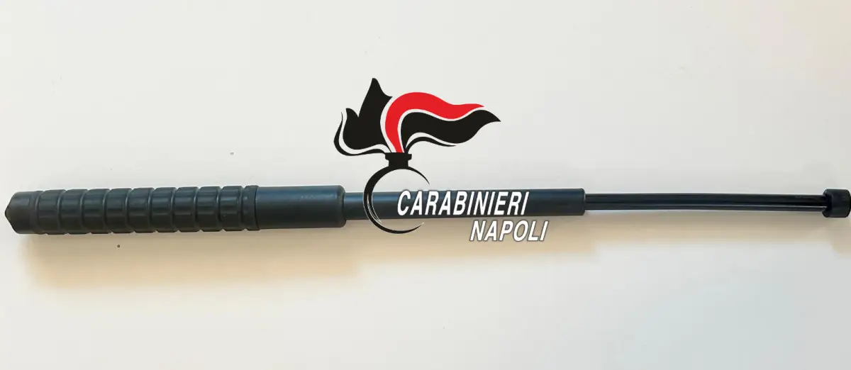 Bastone telescopio usato durante l'aggressione a Forio