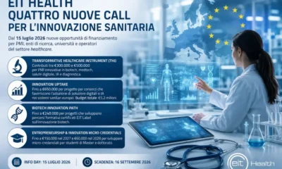 Sanità e innovazione da EIT quattro nuove call