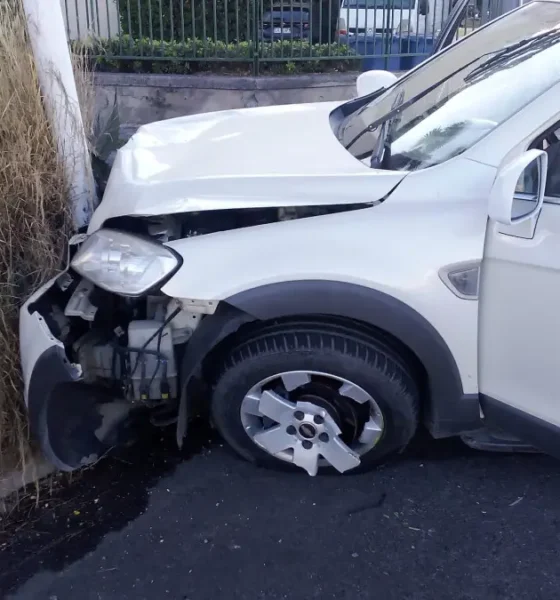 Incidente a villaricca presso la rotonda "poziello"