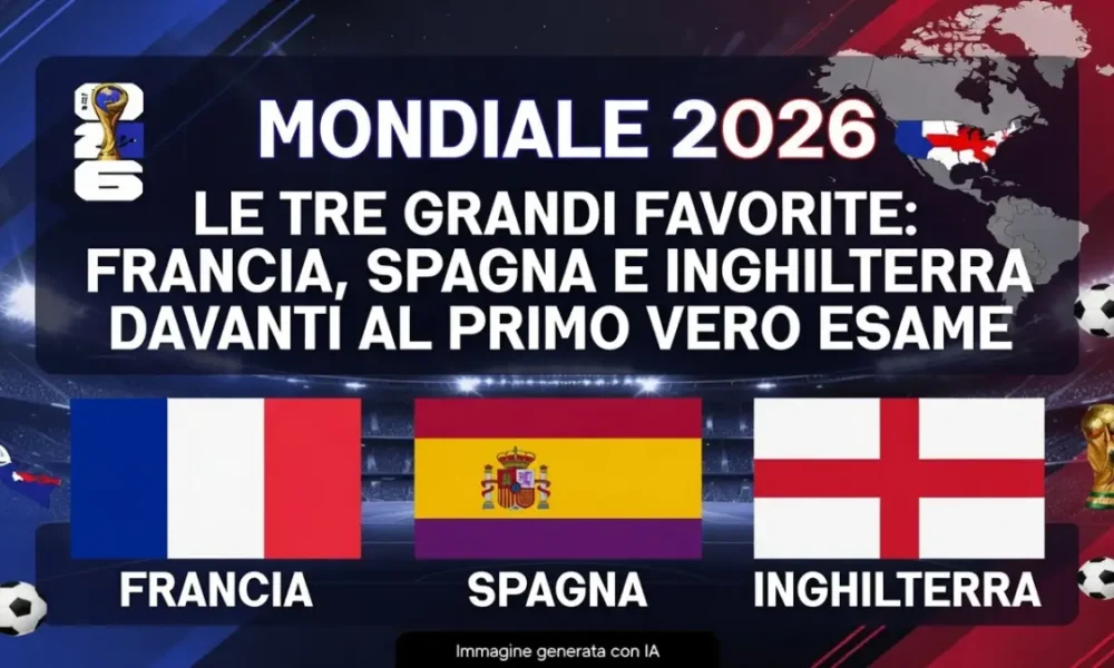 Mondiale 2026 - Le tre favorite