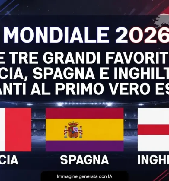 Mondiale 2026 - Le tre favorite