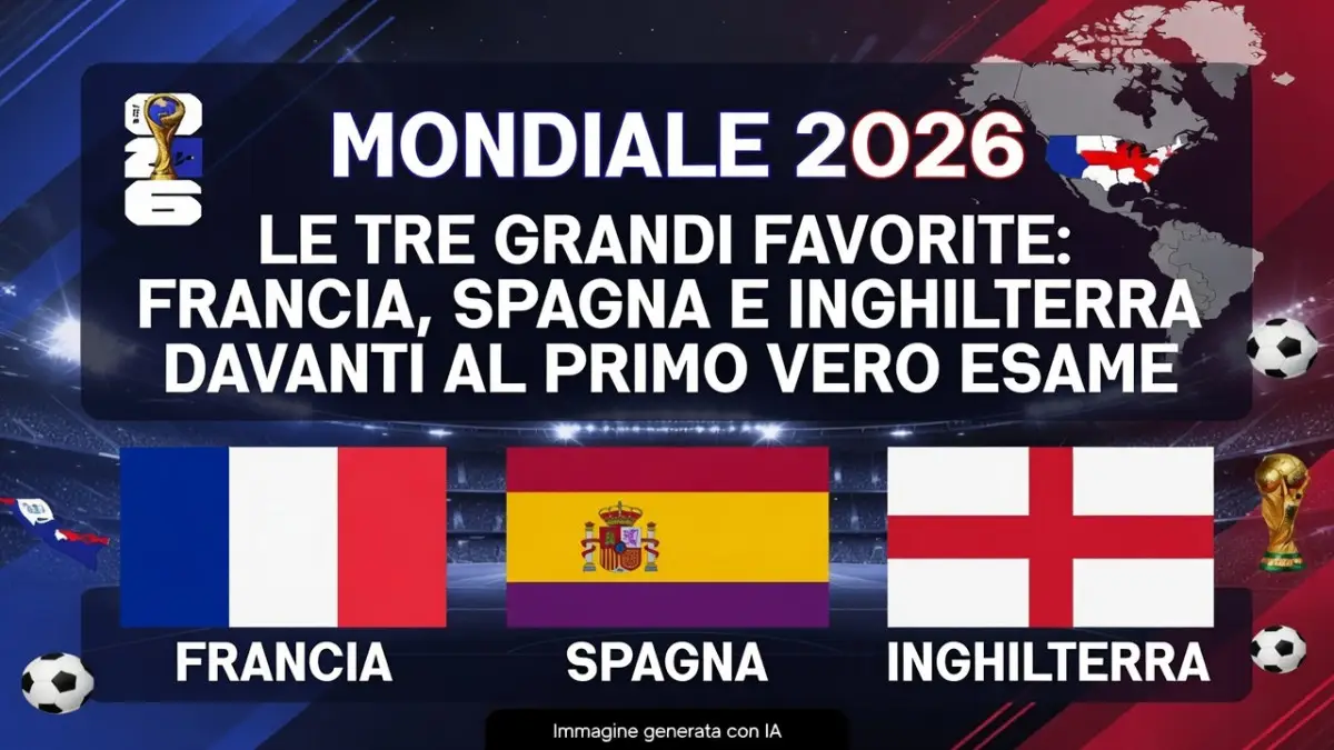Mondiale 2026 - Le tre favorite