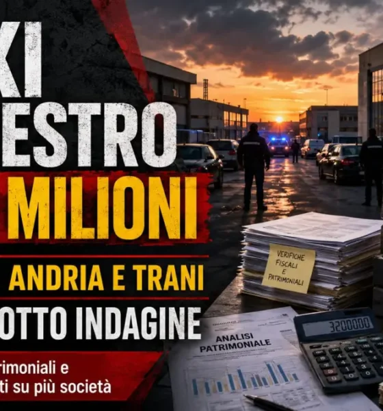 Sequestro Barletta Andri e trani