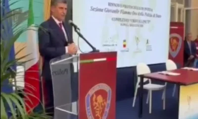 Sigla protocollo tra Polizia di Stato e Comune di Napoli nell'ambito dello sport