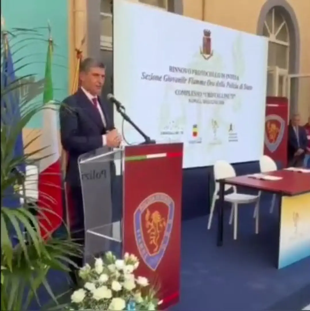 Sigla protocollo tra Polizia di Stato e Comune di Napoli nell'ambito dello sport