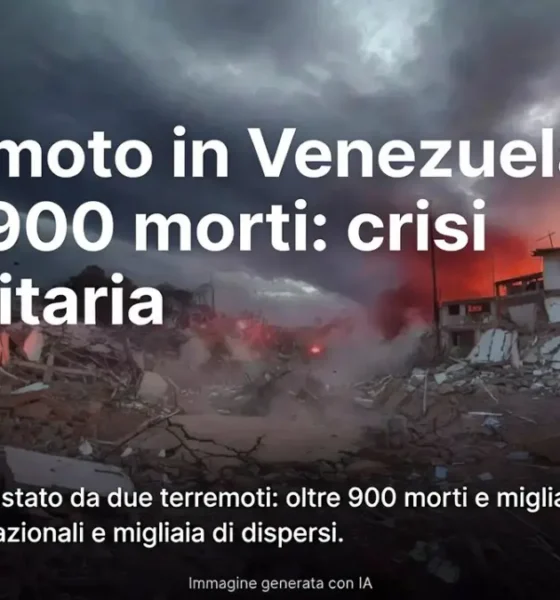 Terremoto in venezuela - IA