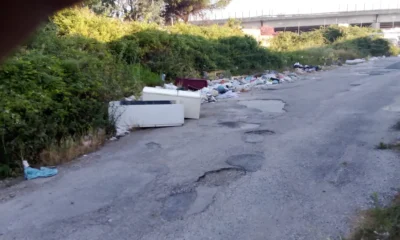 Via Falcone - Qualiano rifiuti - frigoriferi