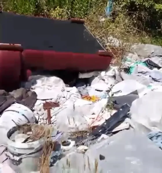 Qualiano discarica abusiva in via falcone