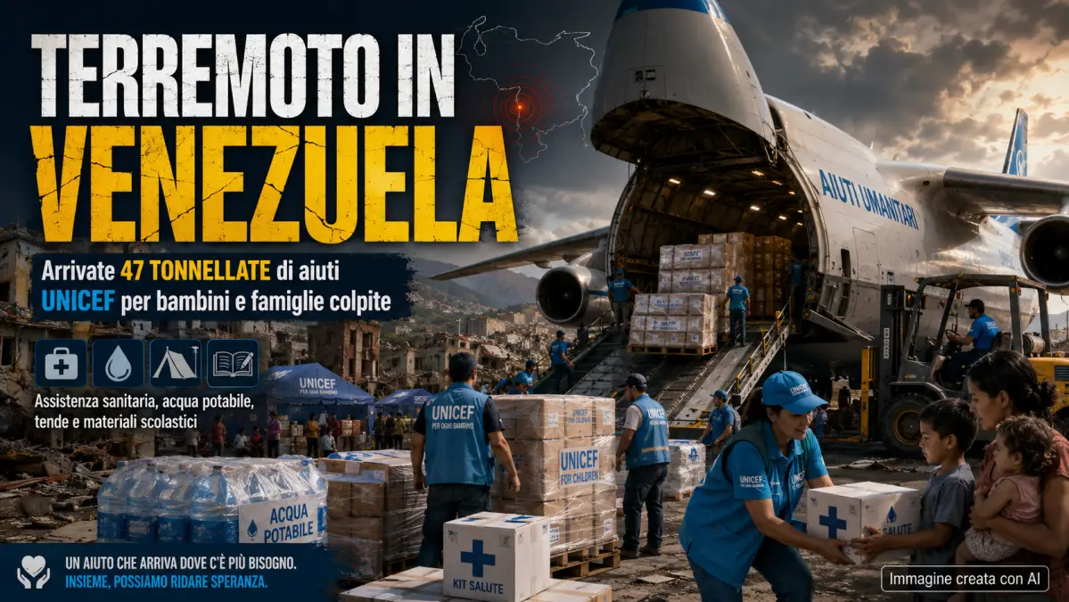 aiuti UNICEF Venezuela