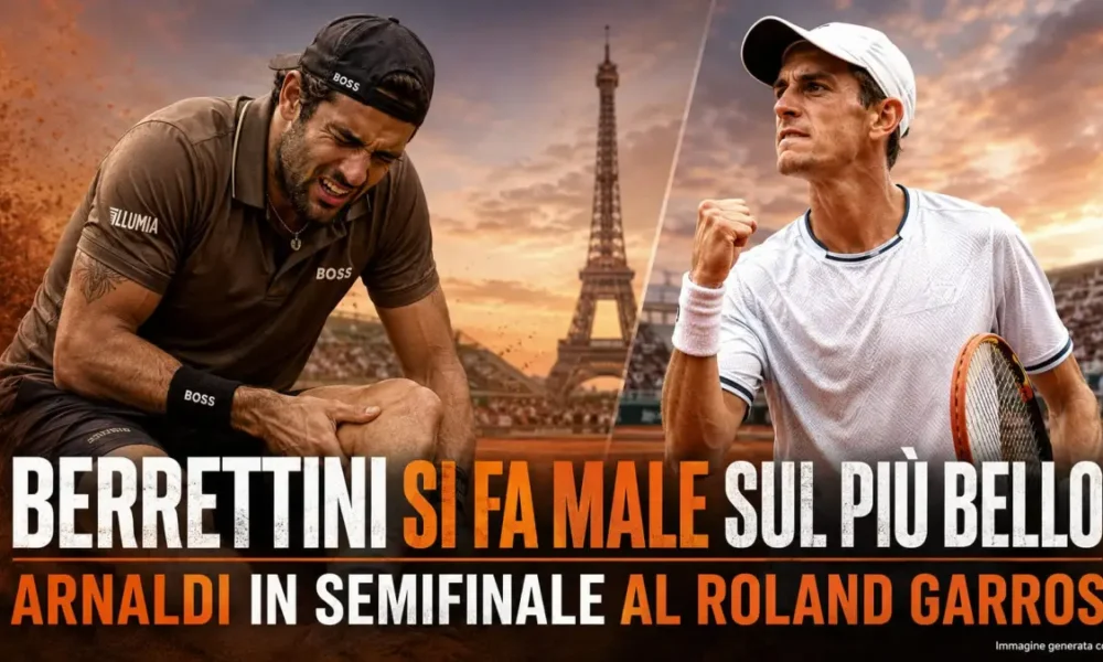 roland garros berrettini lascia in lacrime per infortunio da Puntomagazine.it roland garros berrettini lascia in lacrime per infortunio