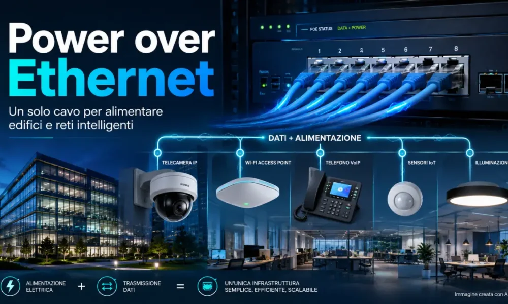 power over ethernet un solo cavo per alimentare la nuova generazione di edifici connessi da Puntomagazine.it power over ethernet un solo cavo per alimentare la nuova generazione di edifici connessi