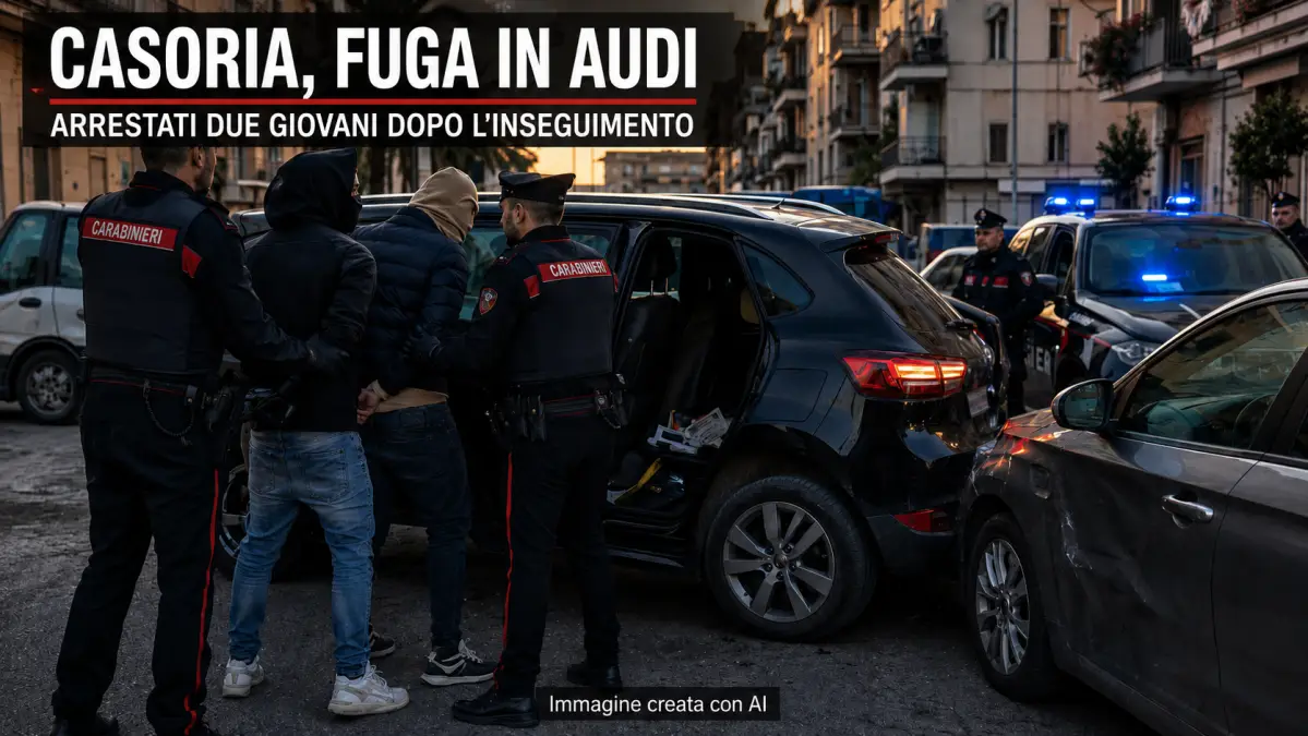 casoria fuga in Audi