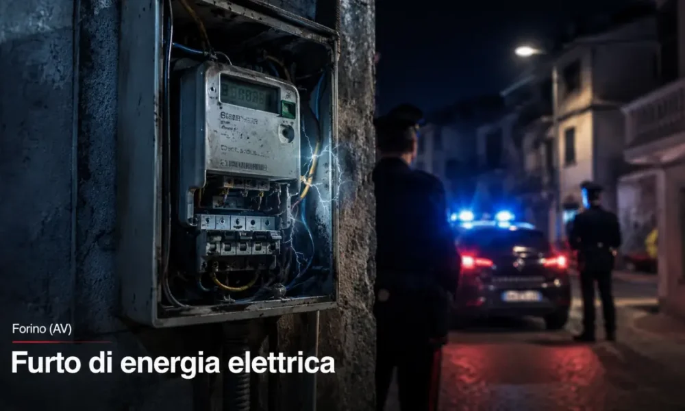 furto energia elettrica Forino