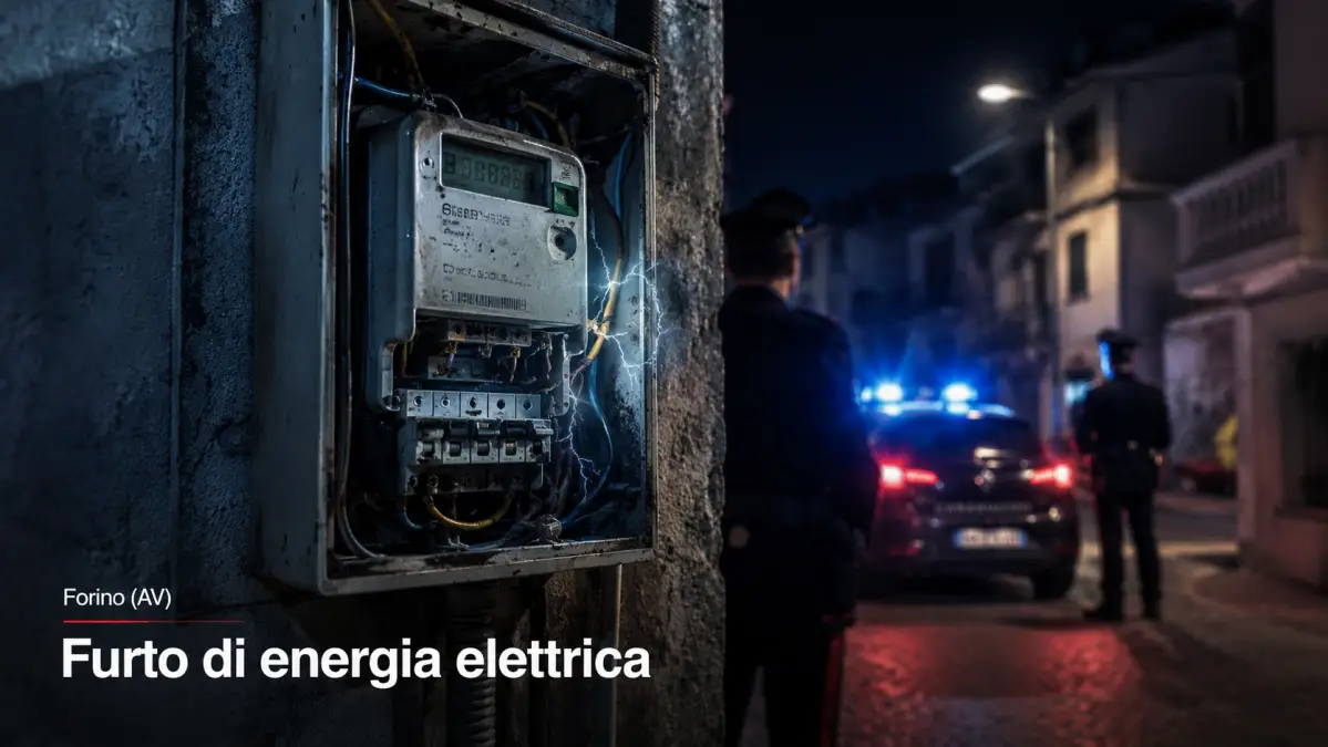 furto energia elettrica Forino