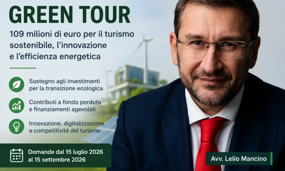 green tour 109 milioni di euro per un turismo pi249 sostenibile innovativo e competitivo da Puntomagazine.it green tour 109 milioni di euro per un turismo pi249 sostenibile innovativo e competitivo