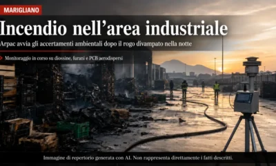 incendio marigliano giugno 2026