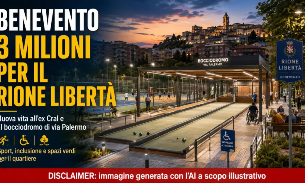 benevento tre milioni per il rione libert224 nuova vita all8217ex cral e al bocciodromo di via palermo da Puntomagazine.it benevento tre milioni per il rione libert224 nuova vita all8217ex cral e al bocciodromo di via palermo