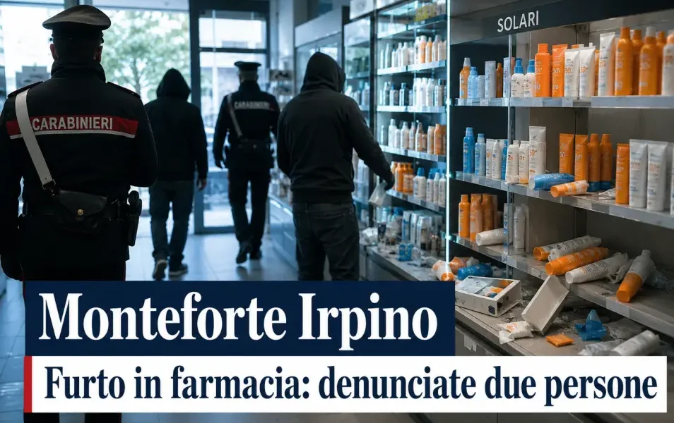 monteforte irpino furto in farmacia denunciate due persone dai carabinieri da Puntomagazine.it monteforte irpino furto in farmacia denunciate due persone dai carabinieri