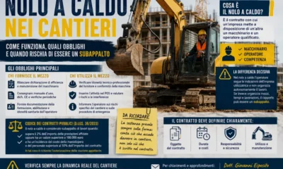 nolo a caldo cantiere subappalto