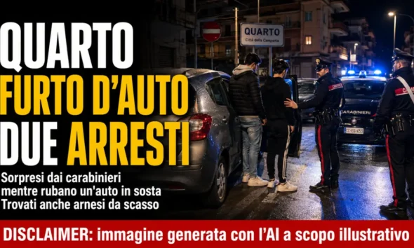 quarto furto d'auto giugno 2026