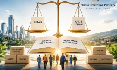 salario giusto dignità lavoro studio sgariglia