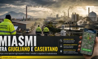 ARPAC miasmi giugliano e casertano