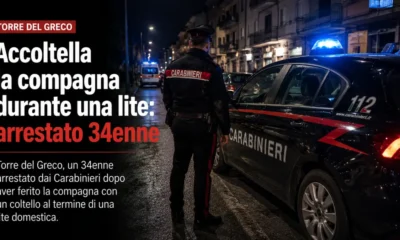 Torre del Greco aacoltella al compagna