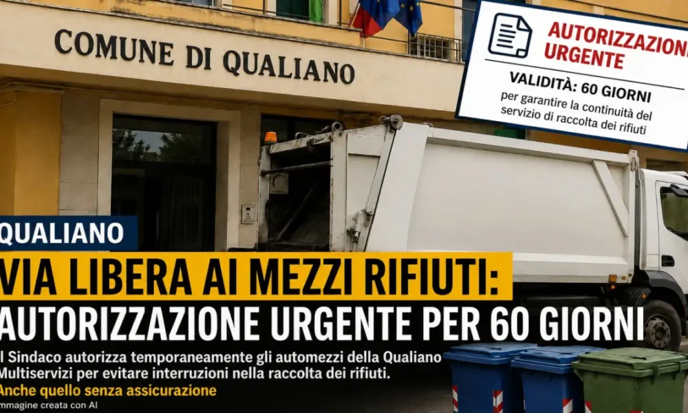 qualiano via libera ai mezzi rifiuti autorizzazione urgente per 60 giorni da Puntomagazine.it qualiano via libera ai mezzi rifiuti autorizzazione urgente per 60 giorni