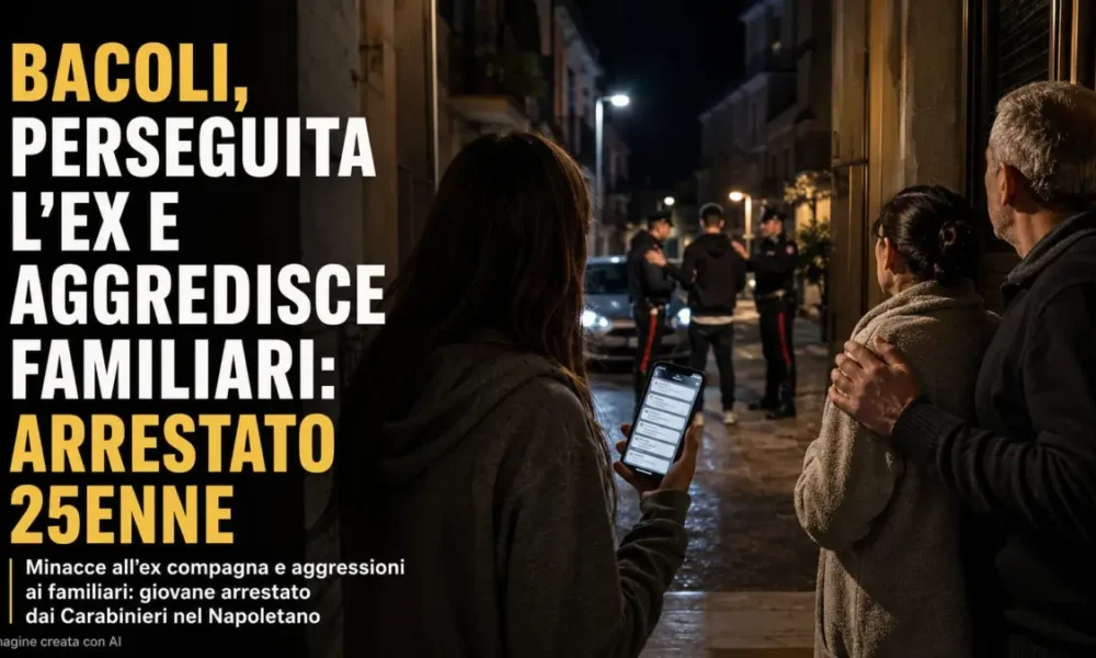 Bacoli aggredisce la ex - immagine ia