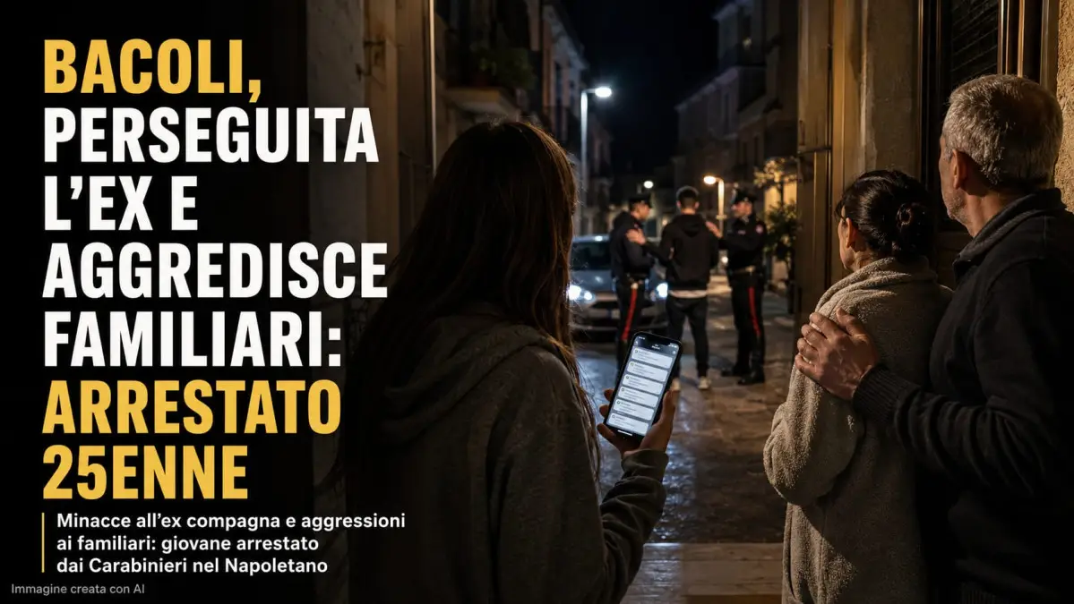 Bacoli aggredisce la ex - immagine ia