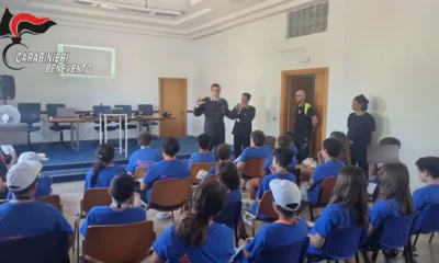 Benvento, Carabinieri incontrano i giovani del campo scuola della protezione civile