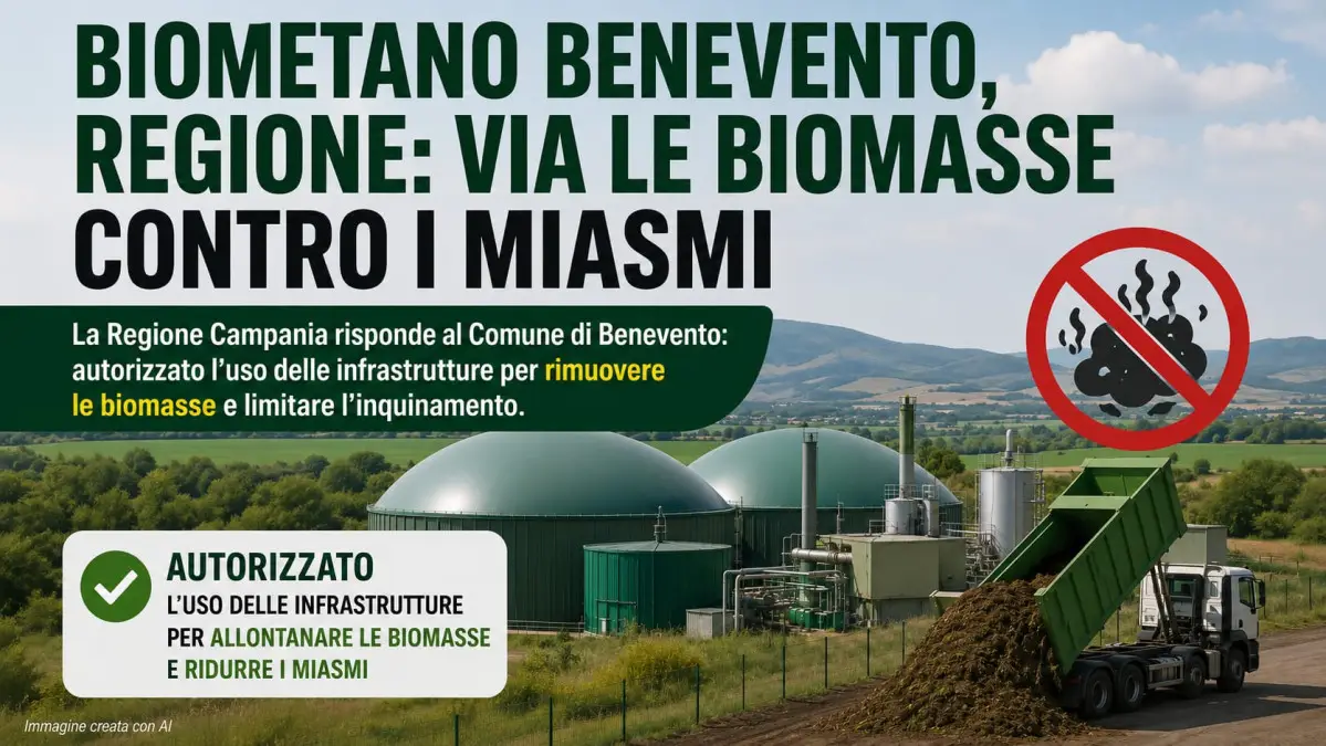 Biometano Benevento - Immagine IA