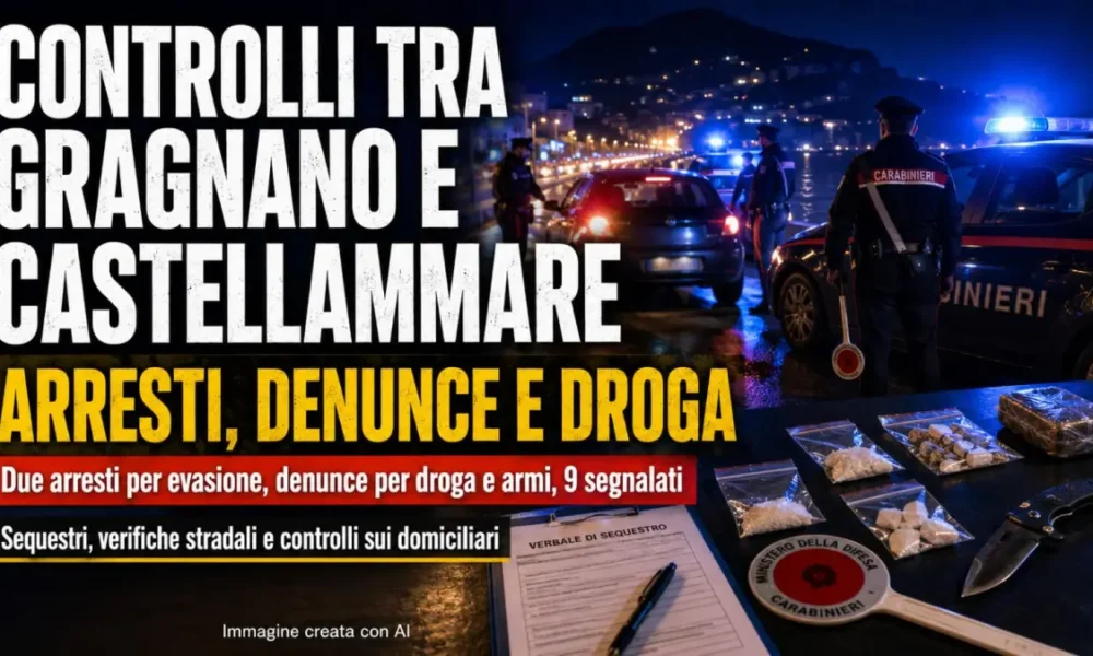 controlli tra gragnano e castellammare arresti denunce e droga da Puntomagazine.it controlli tra gragnano e castellammare arresti denunce e droga