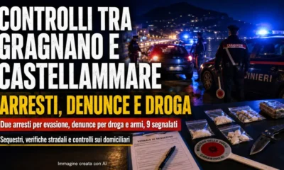 Controlli a Gragnano e Castellammare di Stabia