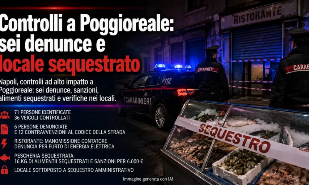 controlli a poggioreale sei denunce e locale sequestrato da Puntomagazine.it controlli a poggioreale sei denunce e locale sequestrato