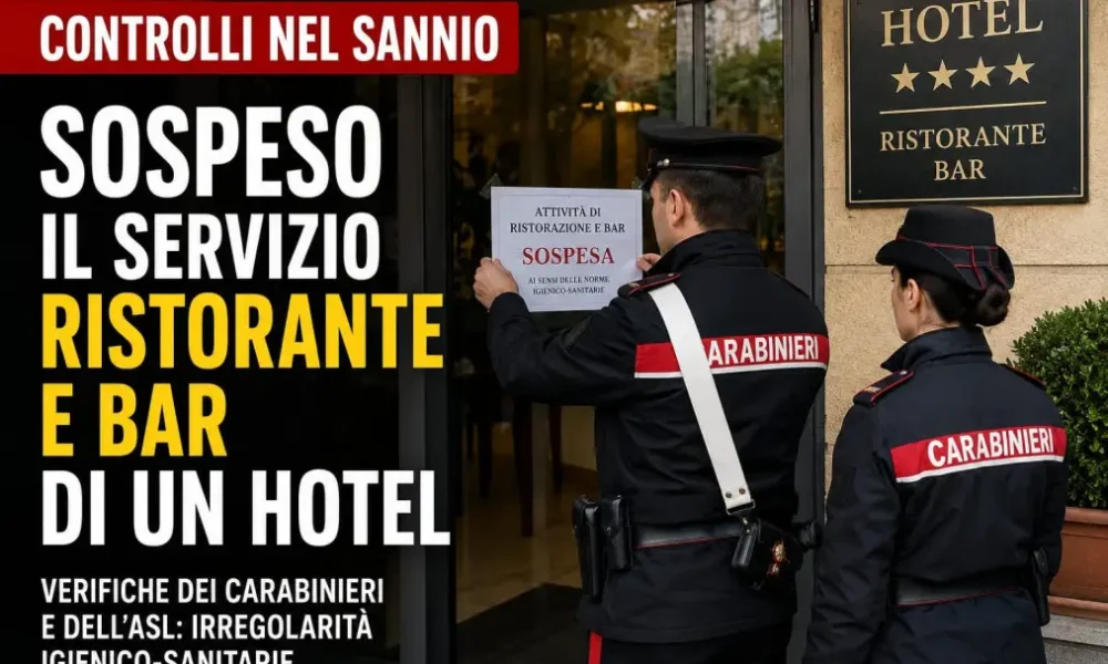 controlli nel sannio sospeso il servizio ristorante e bar di un hotel da Puntomagazine.it controlli nel sannio sospeso il servizio ristorante e bar di un hotel