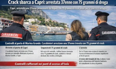 capri - arresto per crack - IA