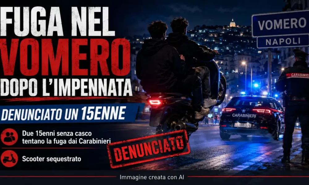 napoli fuga al vomero dopo l8217impennata denunciato un 15enne da Puntomagazine.it napoli fuga al vomero dopo l8217impennata denunciato un 15enne