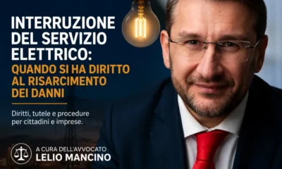 Interruzione energia elettrica - blackout - risarcimenti