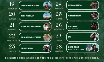 Locandina Artisti Woodfest Pontecagnano Faiano