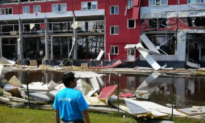 Magazzino unicef danneggiato