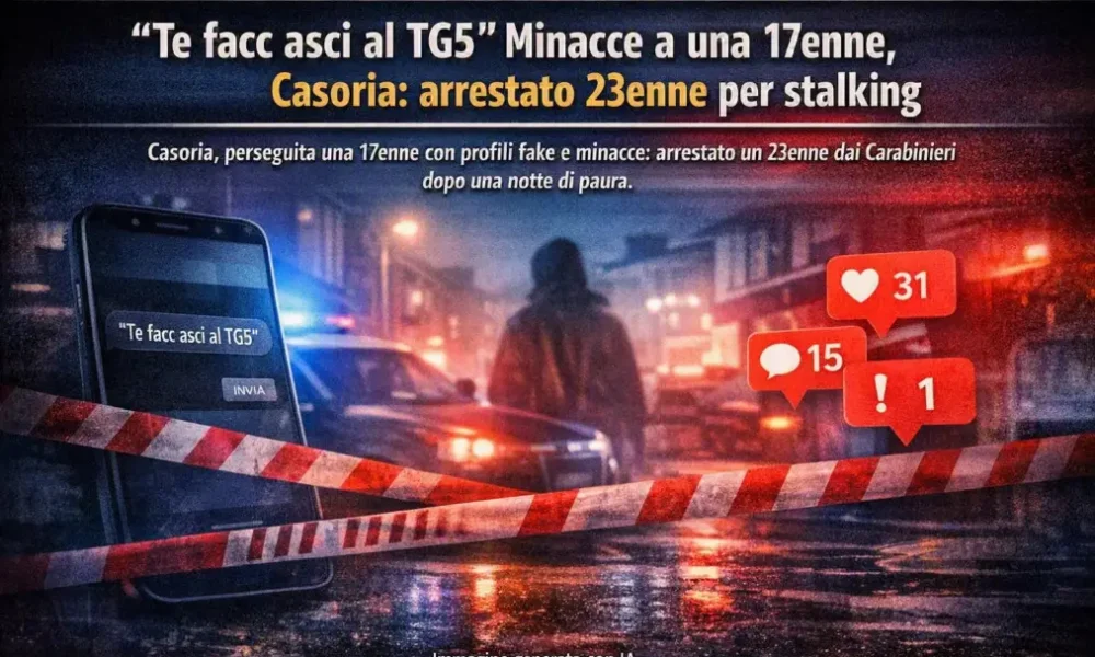 te faccio asci al tg5 minacce a una 17enne casoria arrestato 23enne da Puntomagazine.it te faccio asci al tg5 minacce a una 17enne casoria arrestato 23enne