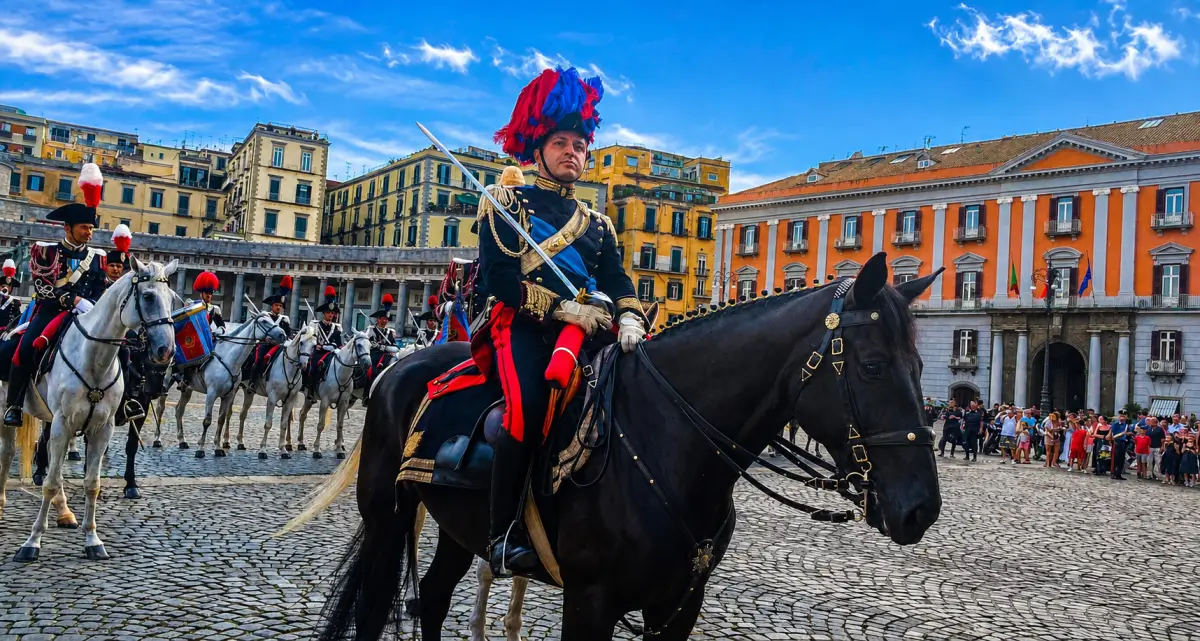 Napoli Carabinieri reggimento a cavallo