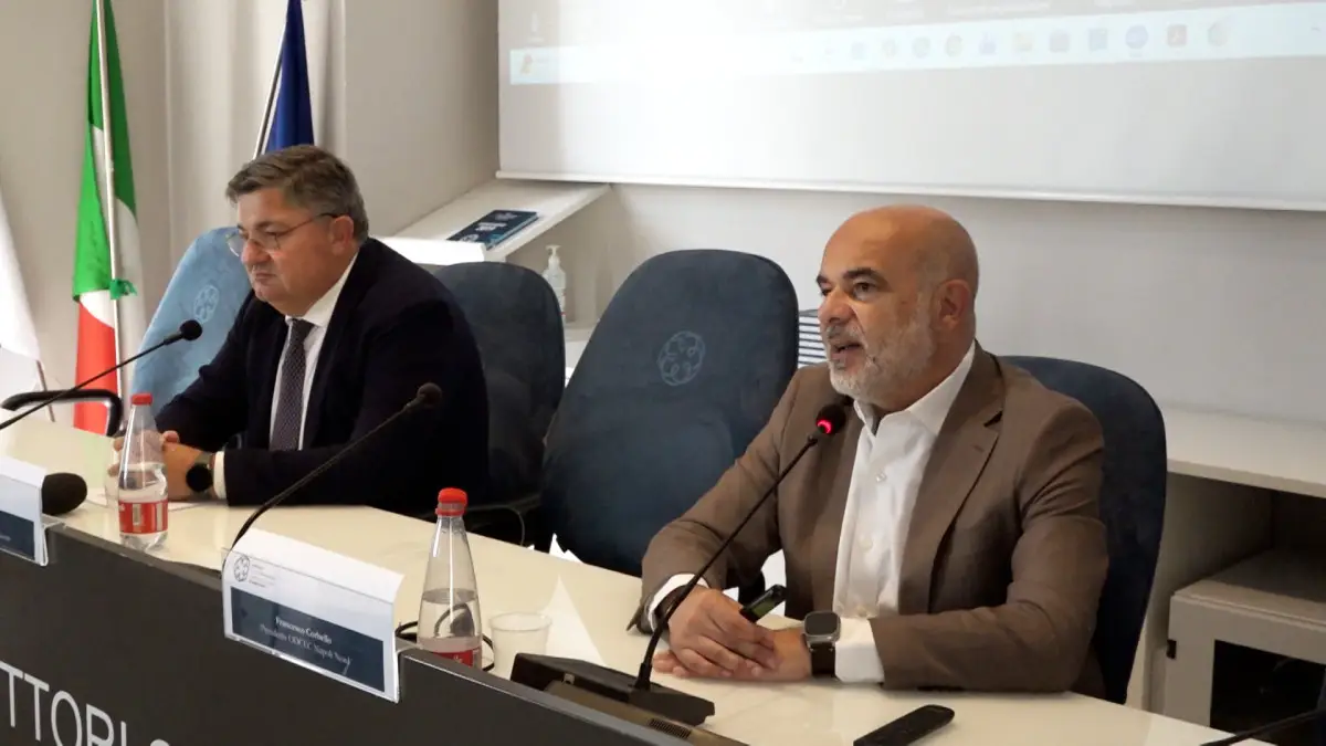 Odcec Napoli Nord: da sinistra Luigi Monaco e Francesco Corbello