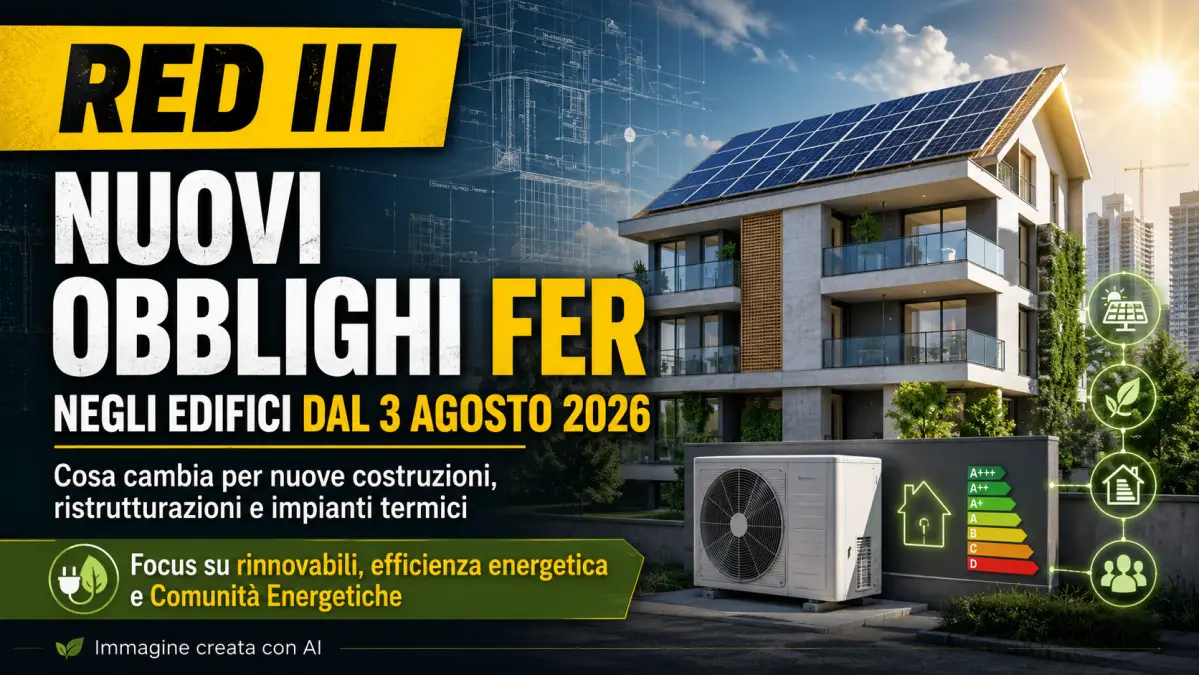 RED III nuovi obblighi FER 3 agosto 2026