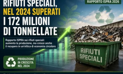 Rifiuti speciali - Rapporto ISPRA 2026 - immagine IA