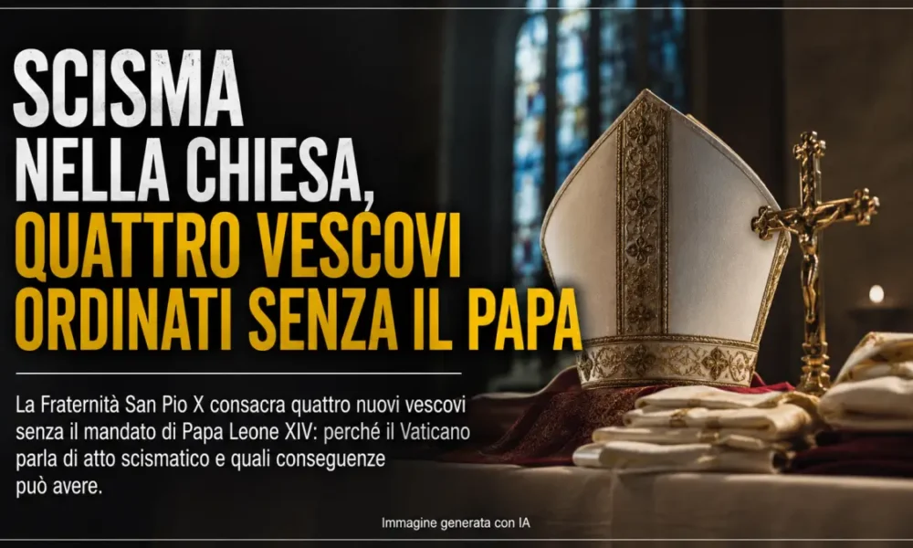 scisma nella chiesa quattro vescovi ordinati senza il papa da Puntomagazine.it scisma nella chiesa quattro vescovi ordinati senza il papa