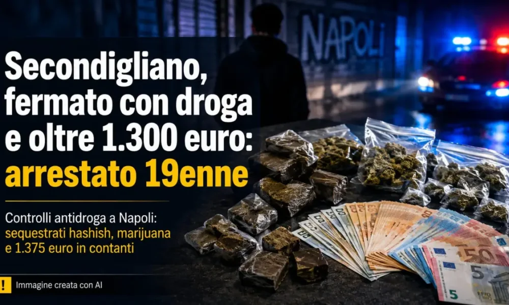 secondigliano fermato con droga e oltre 1300 euro arrestato 19enne da Puntomagazine.it secondigliano fermato con droga e oltre 1300 euro arrestato 19enne