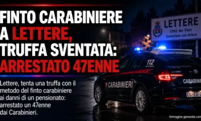 Finto carabiniere a lettere