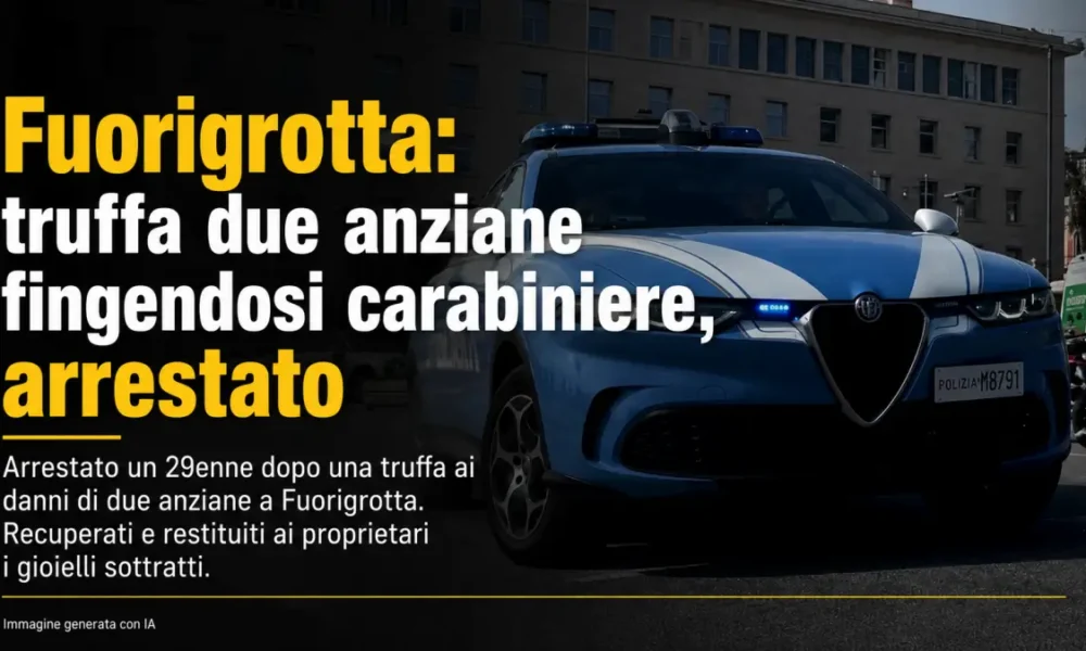 fuorigrotta finto carabiniere truffa due anziane arrestato 29enne da Puntomagazine.it fuorigrotta finto carabiniere truffa due anziane arrestato 29enne